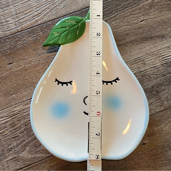 PEAR & LEMON Ceramic Pair of Small Wall Art Hanging - Picture 5 of 12